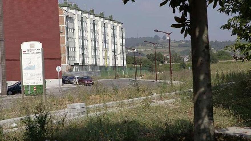 Los edificios que El Arbeyal Promociones levantó frente a la Casa del Mar.