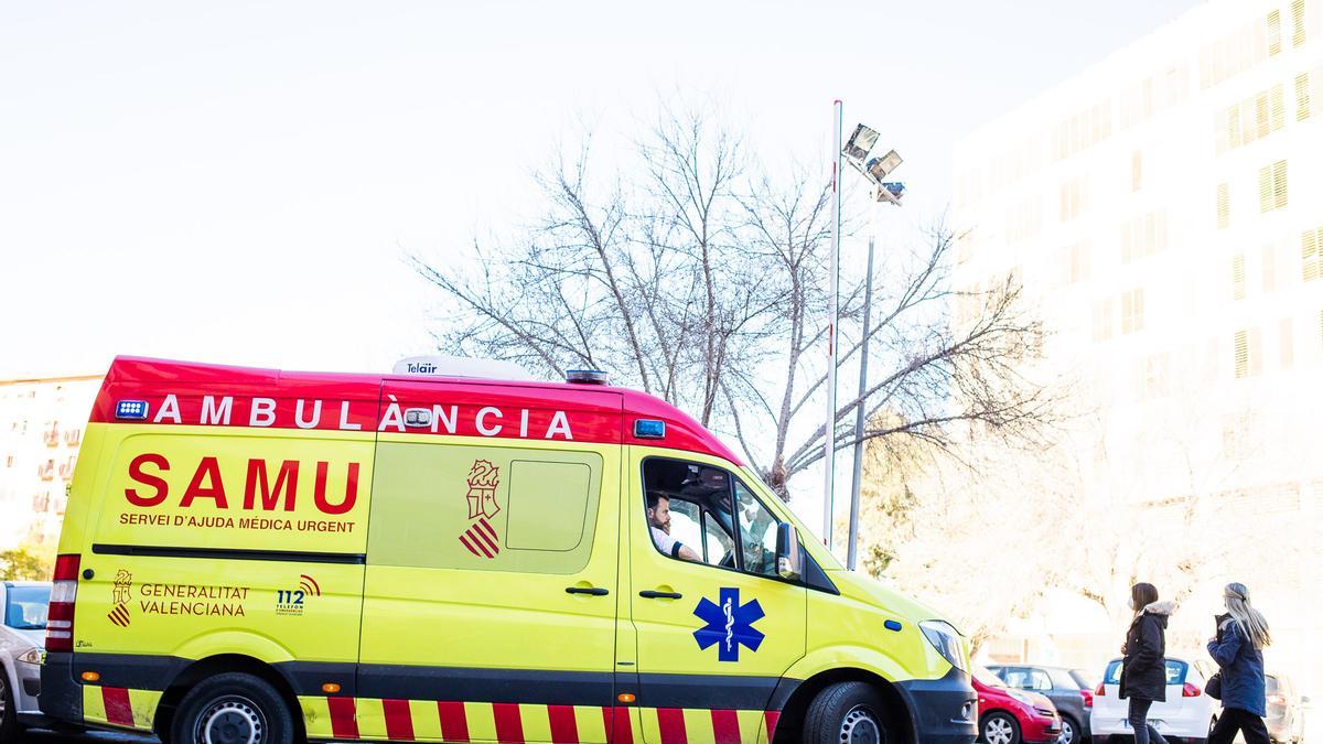 Una ambulancia del SAMU en una imagen de archivo