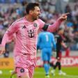 Messi celebra uno de sus goles con el Inter de Miami