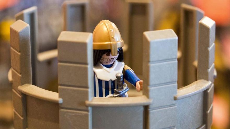 Montaje de Playmobil sobre la Edad Media (archivo). // M. Gómez