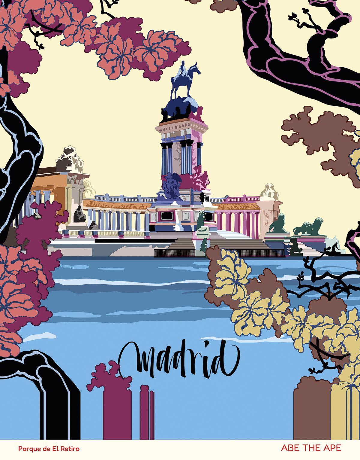 Otro de los carteles presentados en Ilustraweek Madrid.