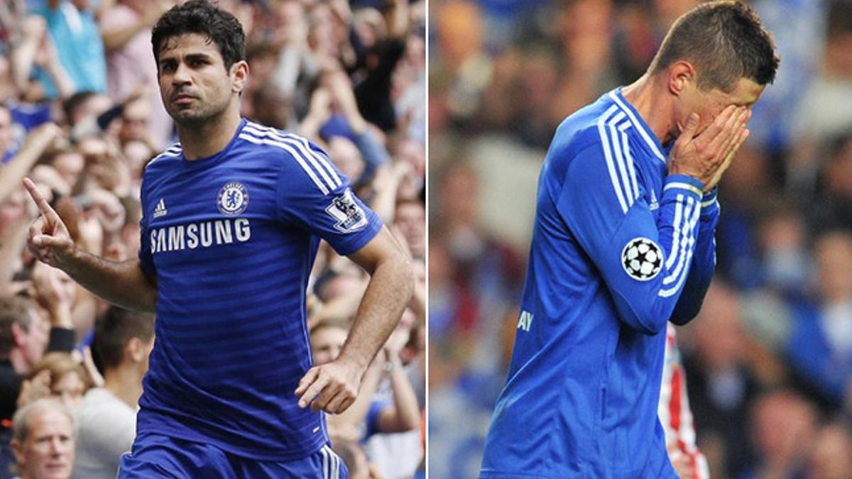 La comparativa Diego Costa - Fernando Torres no deja dudas