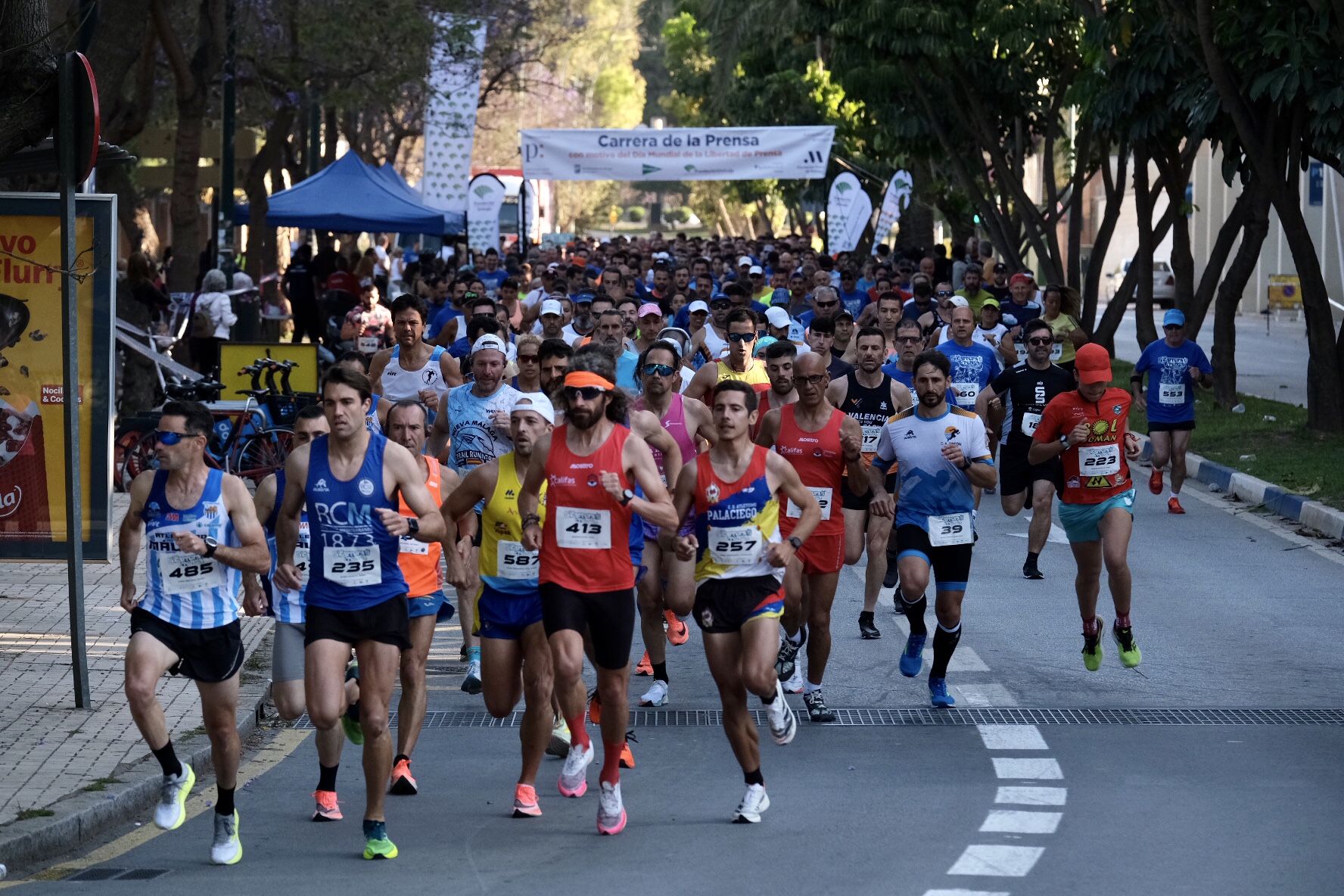 Celebración de la V Carrera de la Prensa en Málaga