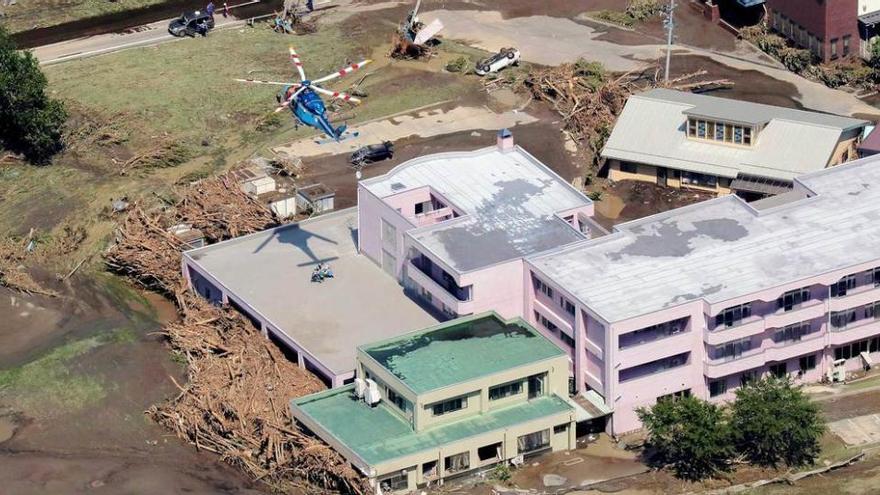 Un tifón causa la muerte de nueve ancianos en una residencia de Japón