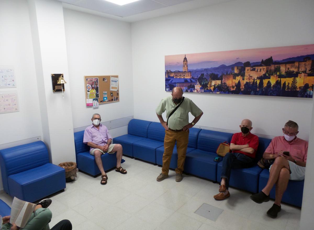 Sala de espera del Hospital Clínico