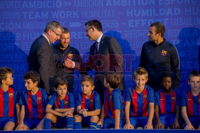 Las imágenes de la presentacion de la cantera del FC Barcelona