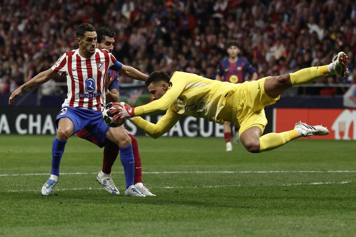Champions League: Atlético - Barcelona, en imágenes. Champions League: Atlético - Barcelona, en imágenes.