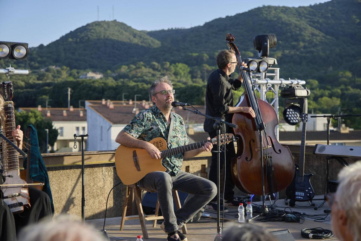 Concert de Roger Mas al terra de la fàbrica, aquesta tarda.