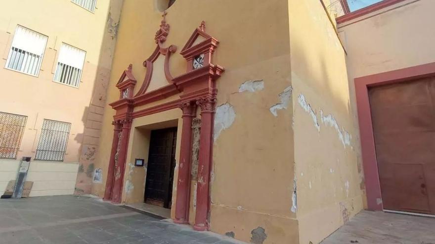 Deterioro en la iglesia de Santo Domingo de Málaga.
