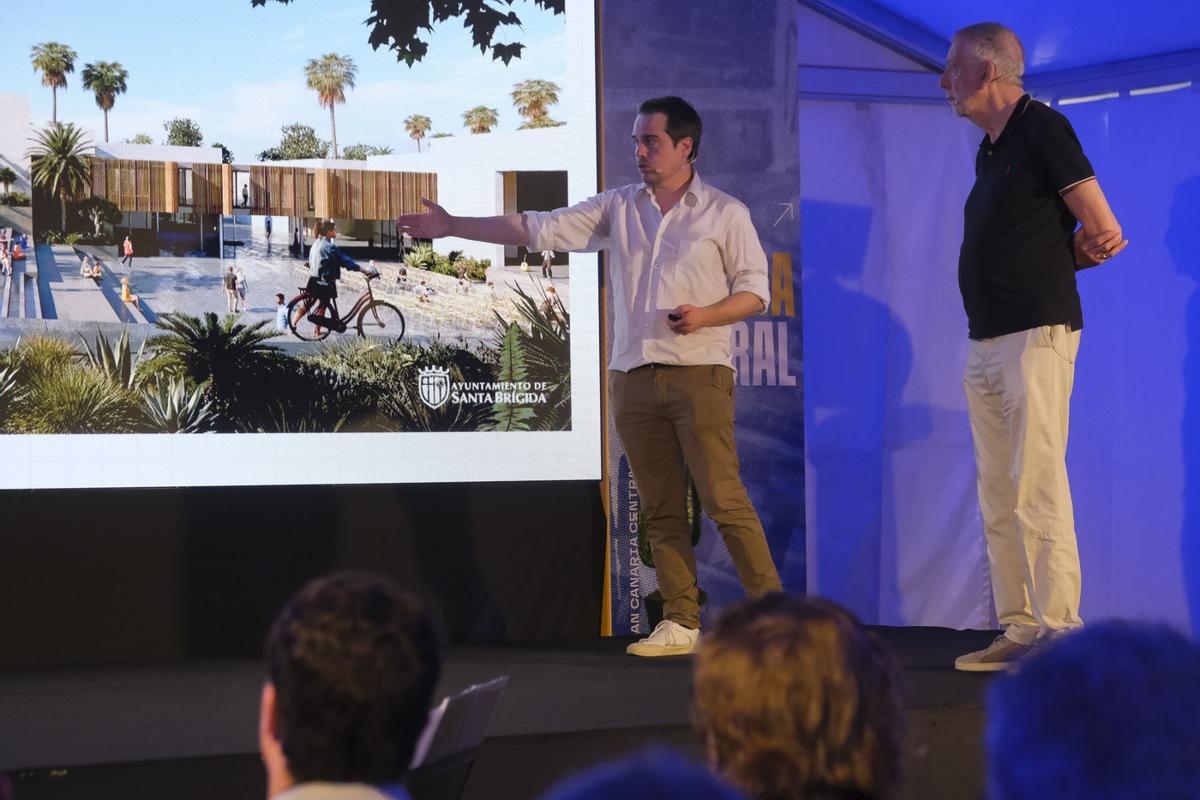 Presentación del proyecto Gran Canaria Central en Santa Brígida
