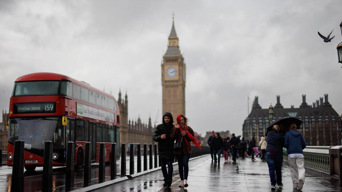 El edificio del Parlamento británico.