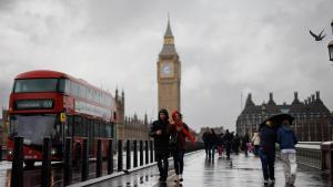 El edificio del Parlamento británico.