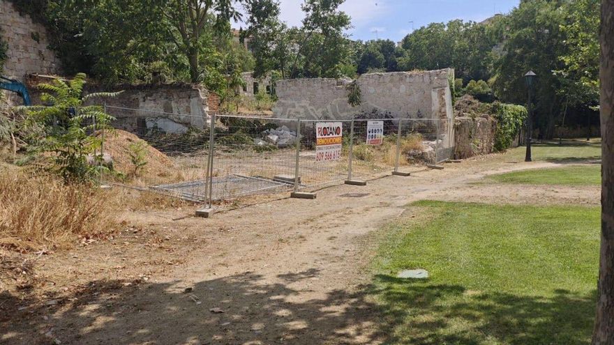 Derribo para liberar un nuevo paño de la Muralla en Zamora