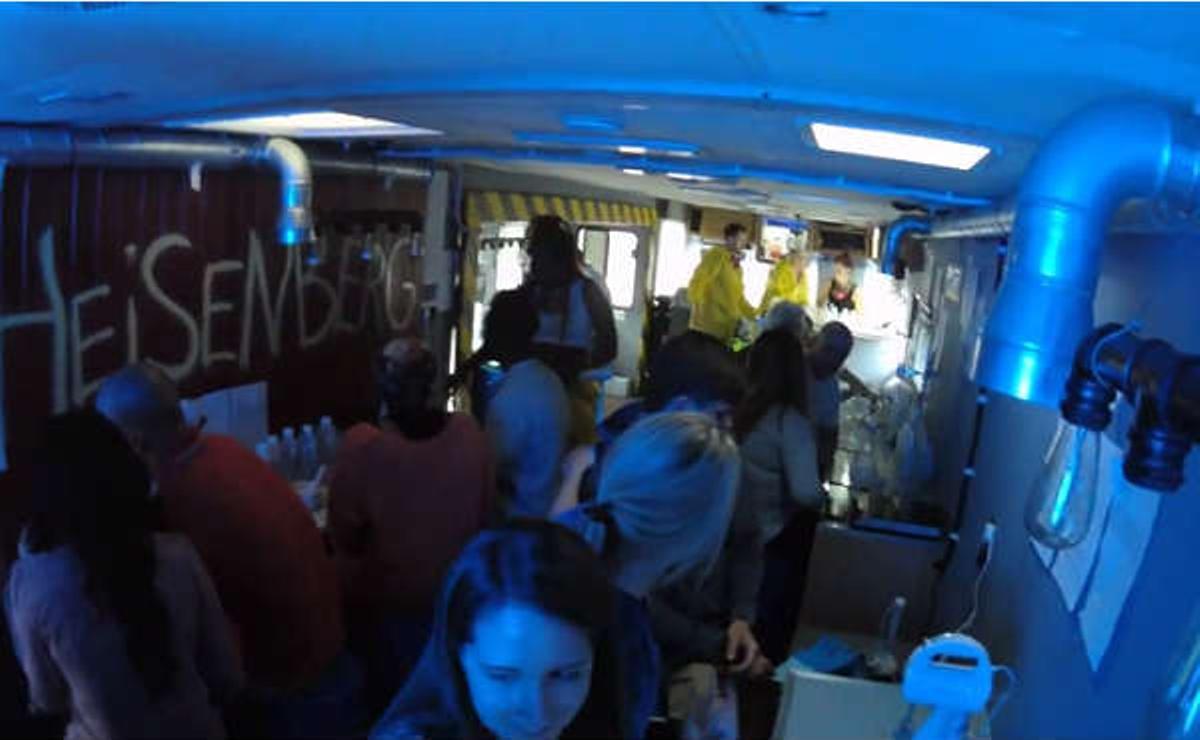 El període de prova de l’ABQ Breaking Bad Pop Up Bar, a Hackney Wick.