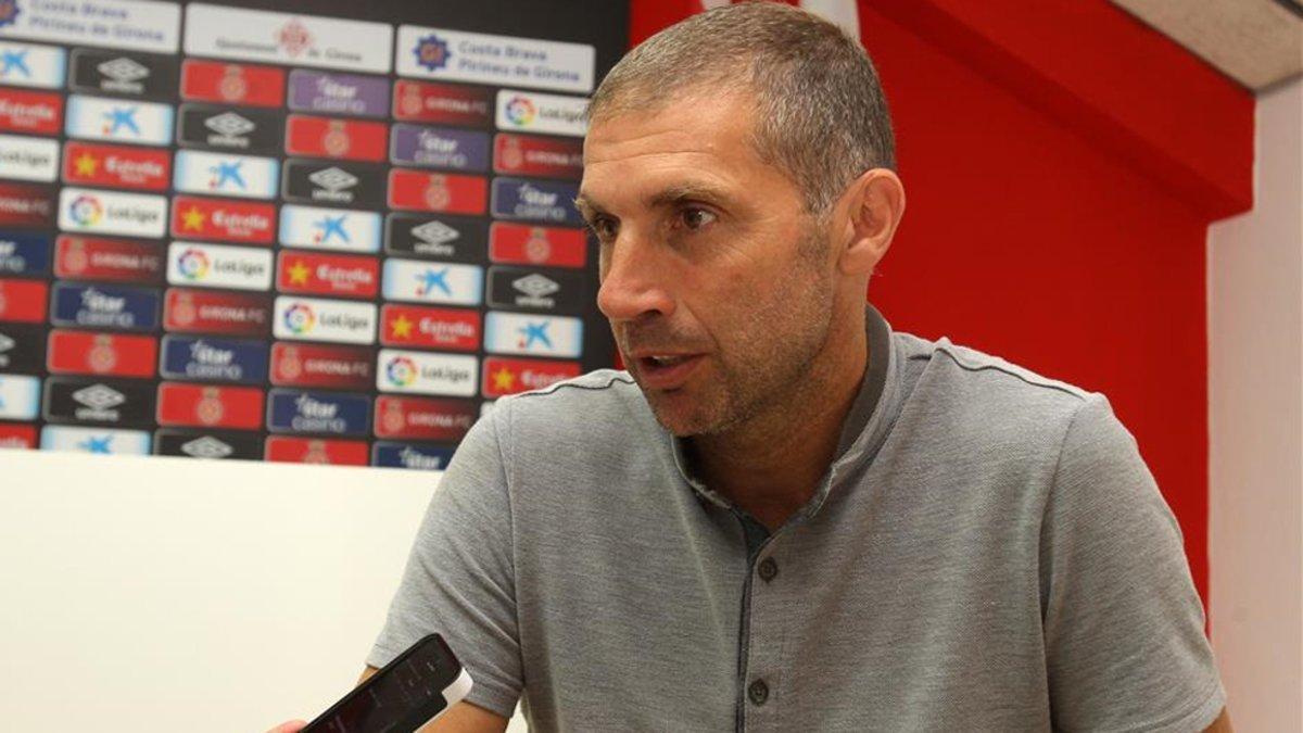 Delfi Geli, entrenador del Girona