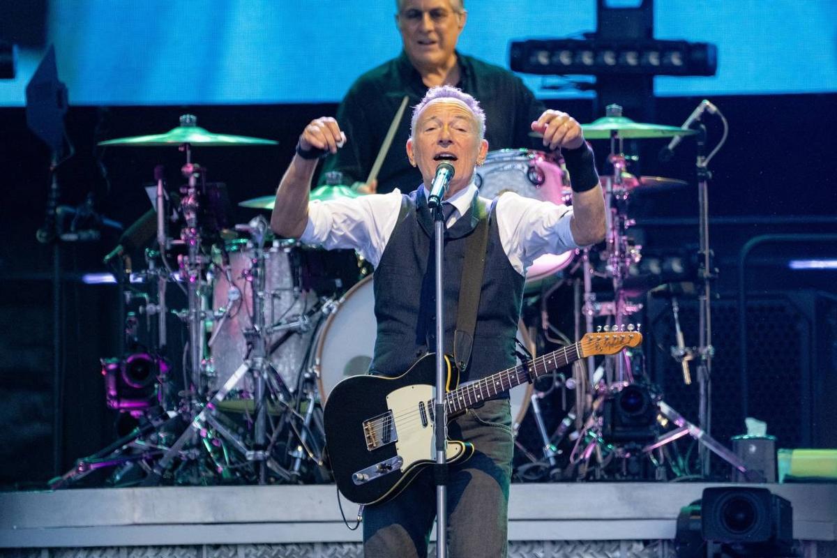 Bruce Springsteen, durante un concierto en Barcelona, el pasado junio de 2024.