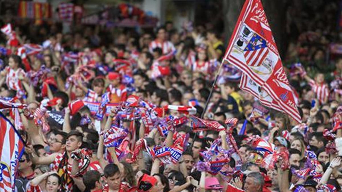 Más de 3.000 aficionados animarán al Atlético en el Bernabéu