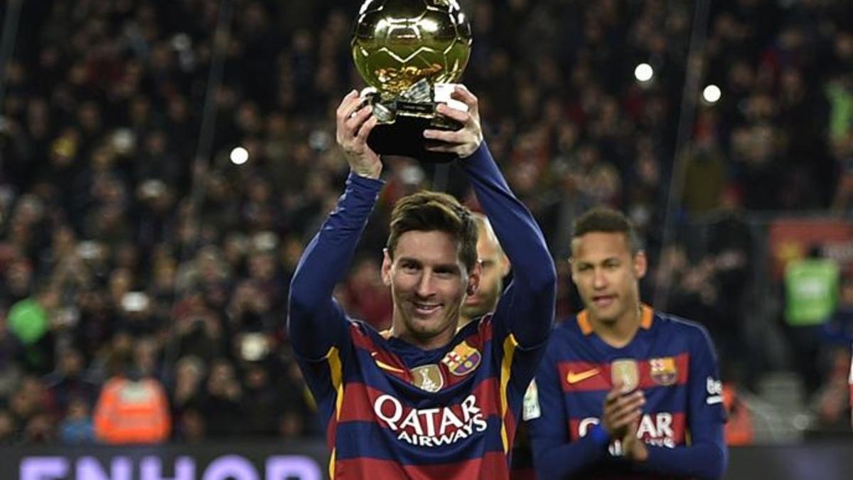 Messi, con su último Balón de Oro