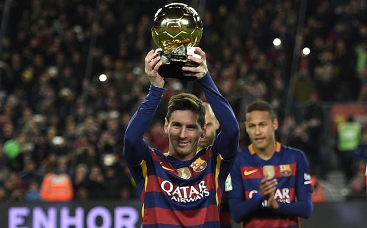 Messi, con su último Balón de Oro