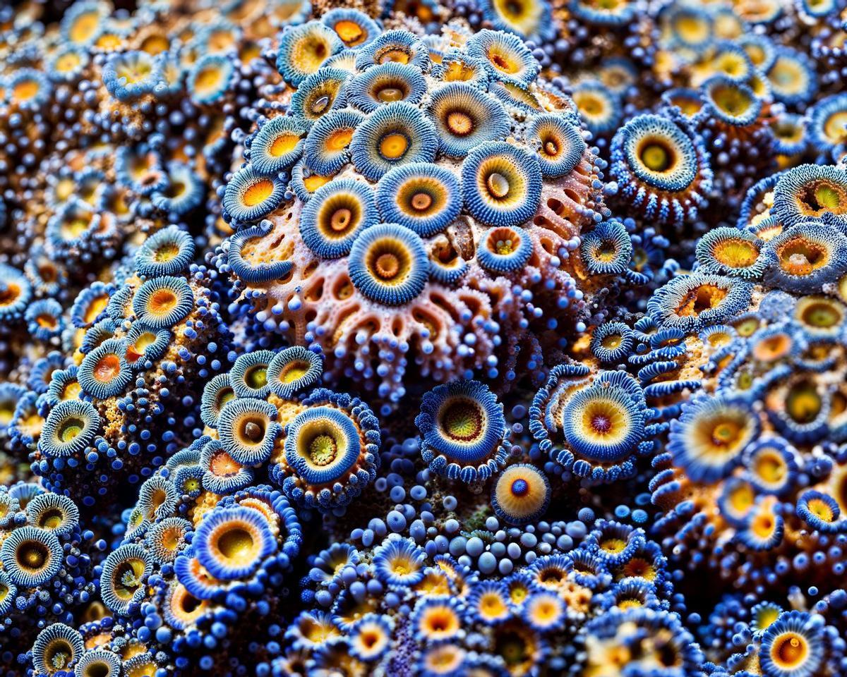 Zoanthus sociatus, según el ojo de Joan Fontcuberta