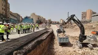 Las obras en la Estación Central de Alicante llegan a su momento más crítico