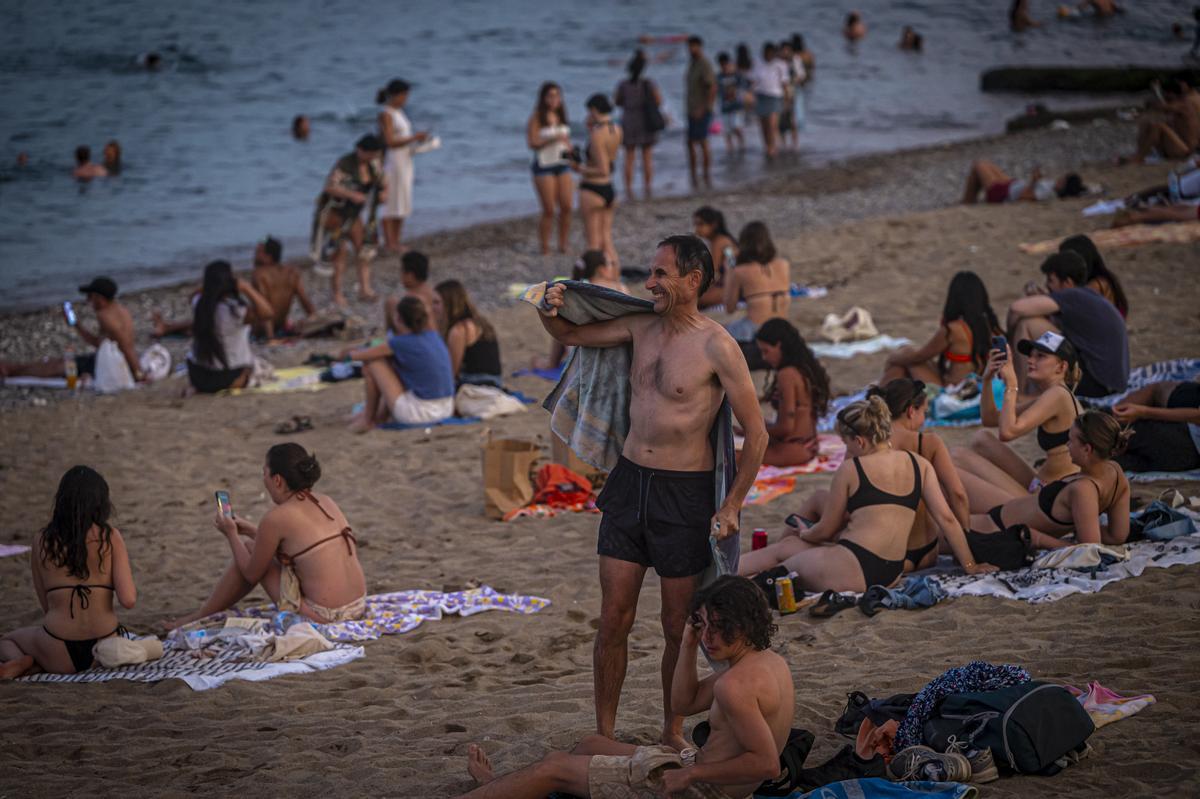 Baños contra la noche infernal en Barcelona