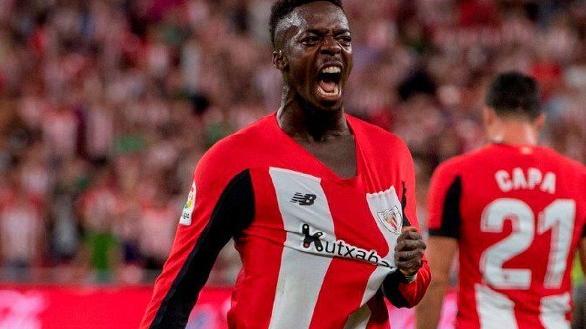 Así celebró el título Iñaki Williams