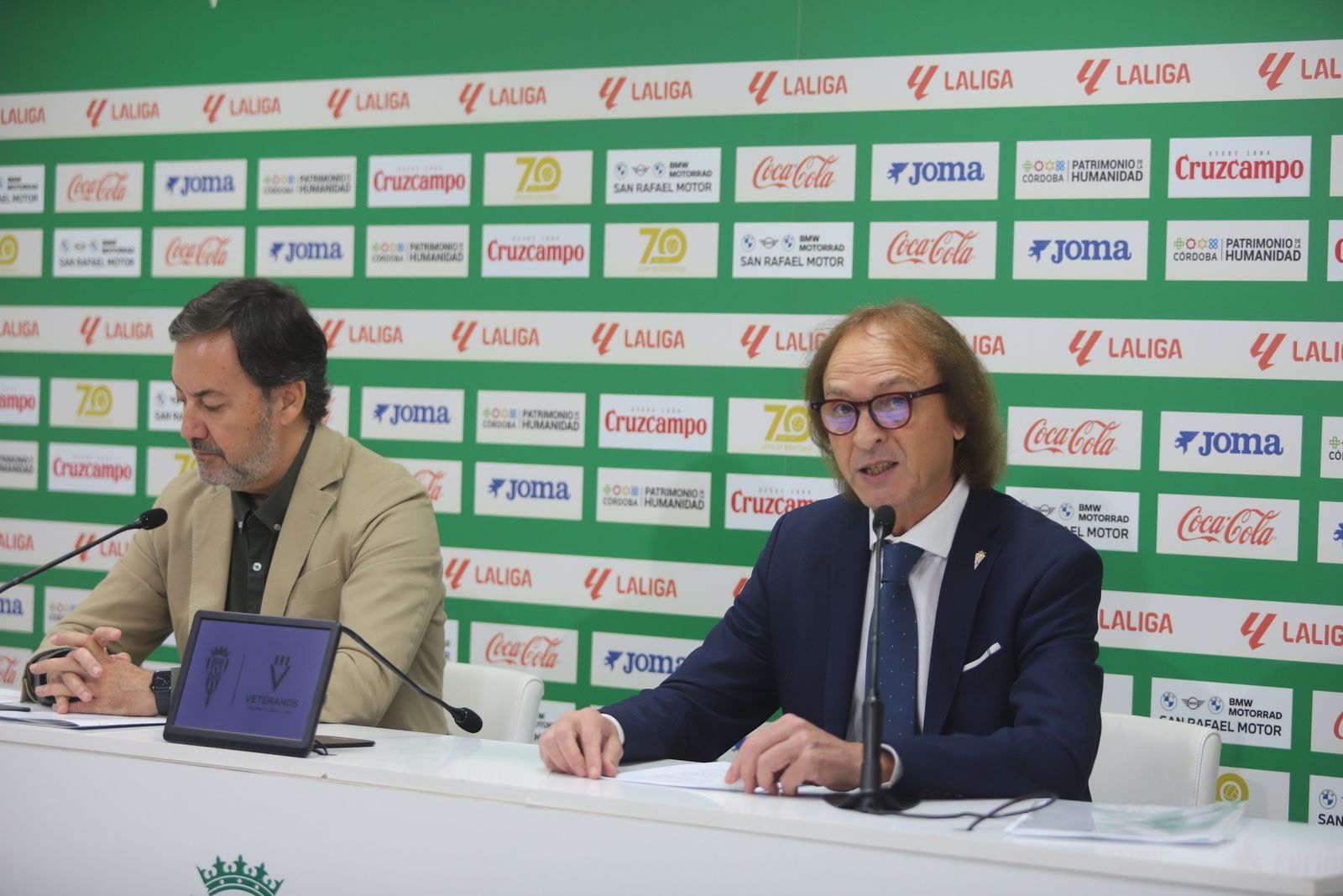 El convenio del Córdoba CF con la Asociación de Veteranos, en imágenes