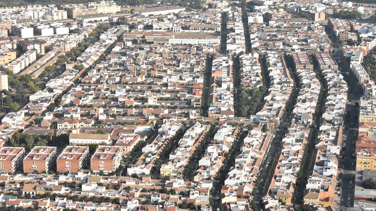 Imagen aérea de la ciudad de Córdoba.