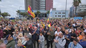Concentración en apoyo a los agentes de la Policía Nacional ante el fallecimiento de Abdoulie Bah