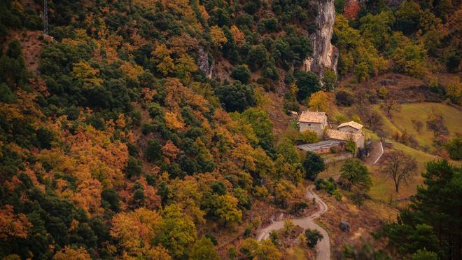 Gisclareny, pueblo más pequeño de Cataluña