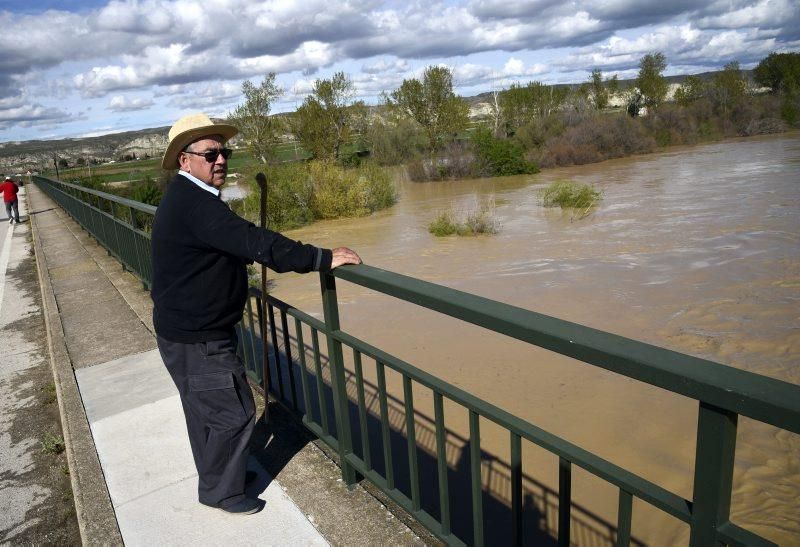 La crecida del Ebro se acerca a Zaragoza