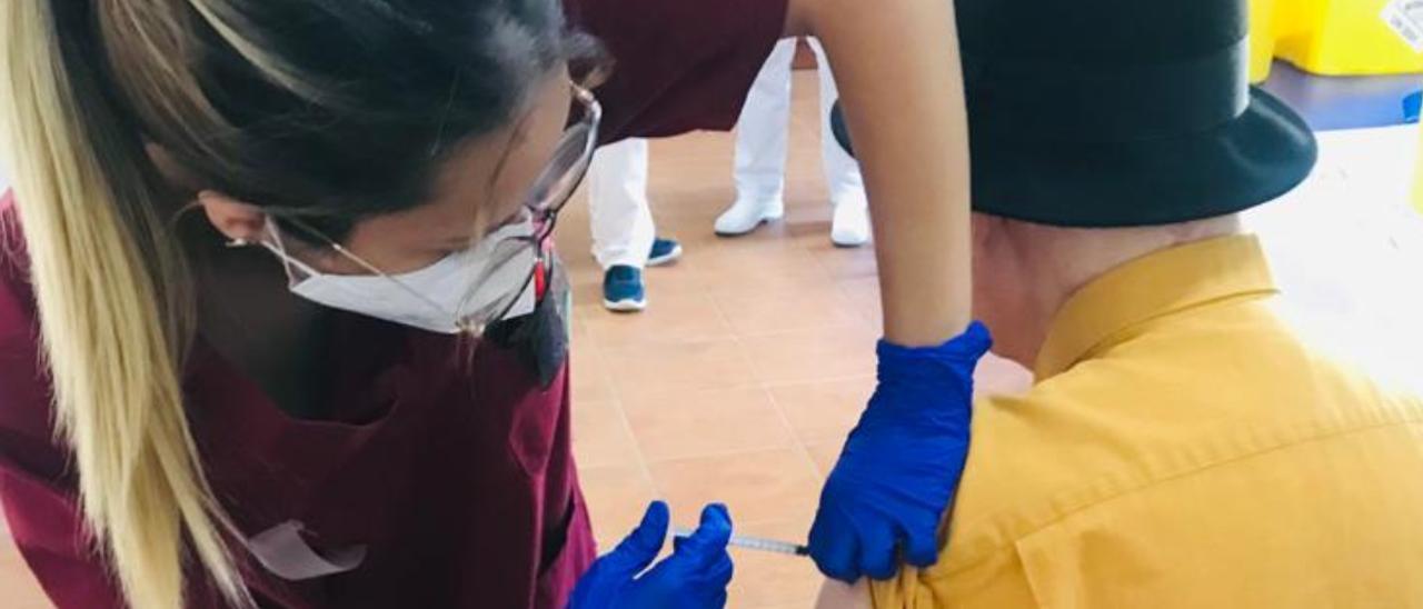Vacunación contra el covid en Canarias.