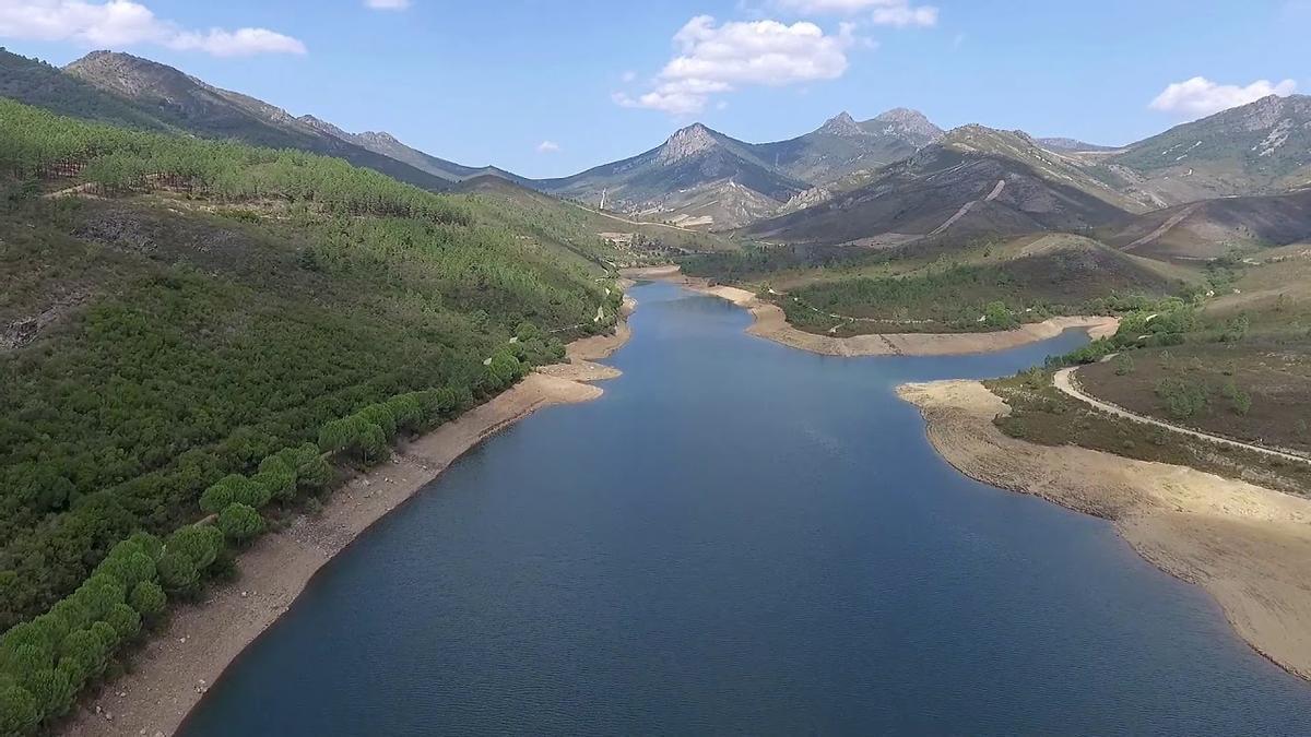 Embalse Cancho del Fresno en Cañamero.