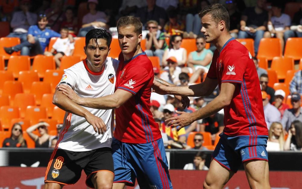 Valencia - Osasuna, en imágenes