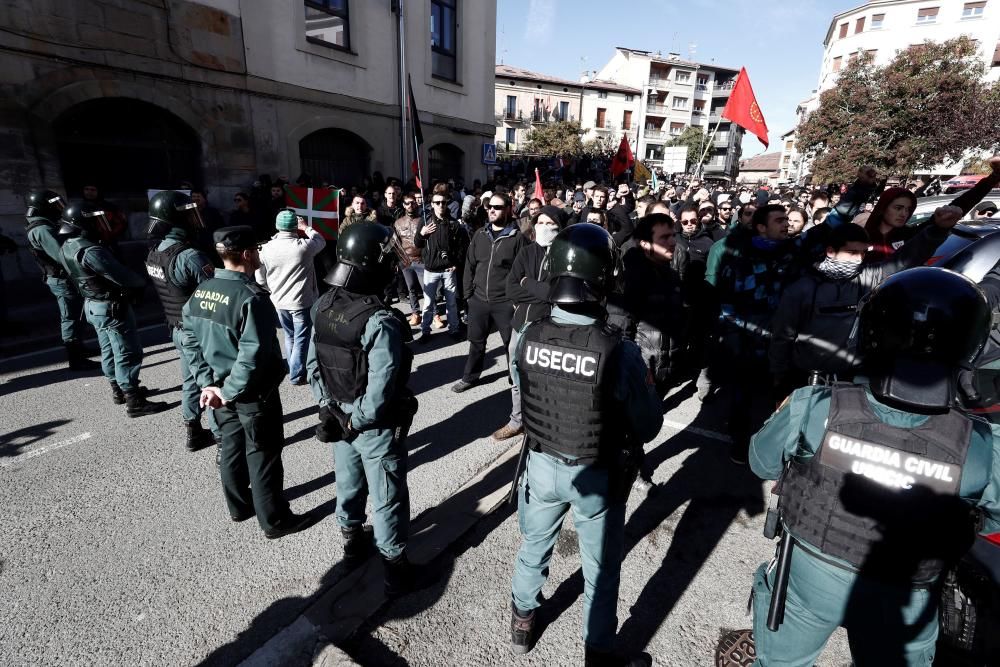 Tensión en el acto de Ciudadanos en Alsasua