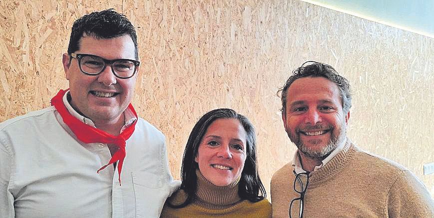 Toni Fernández, Alejandra Messeri y Miquel Àngel Gener.