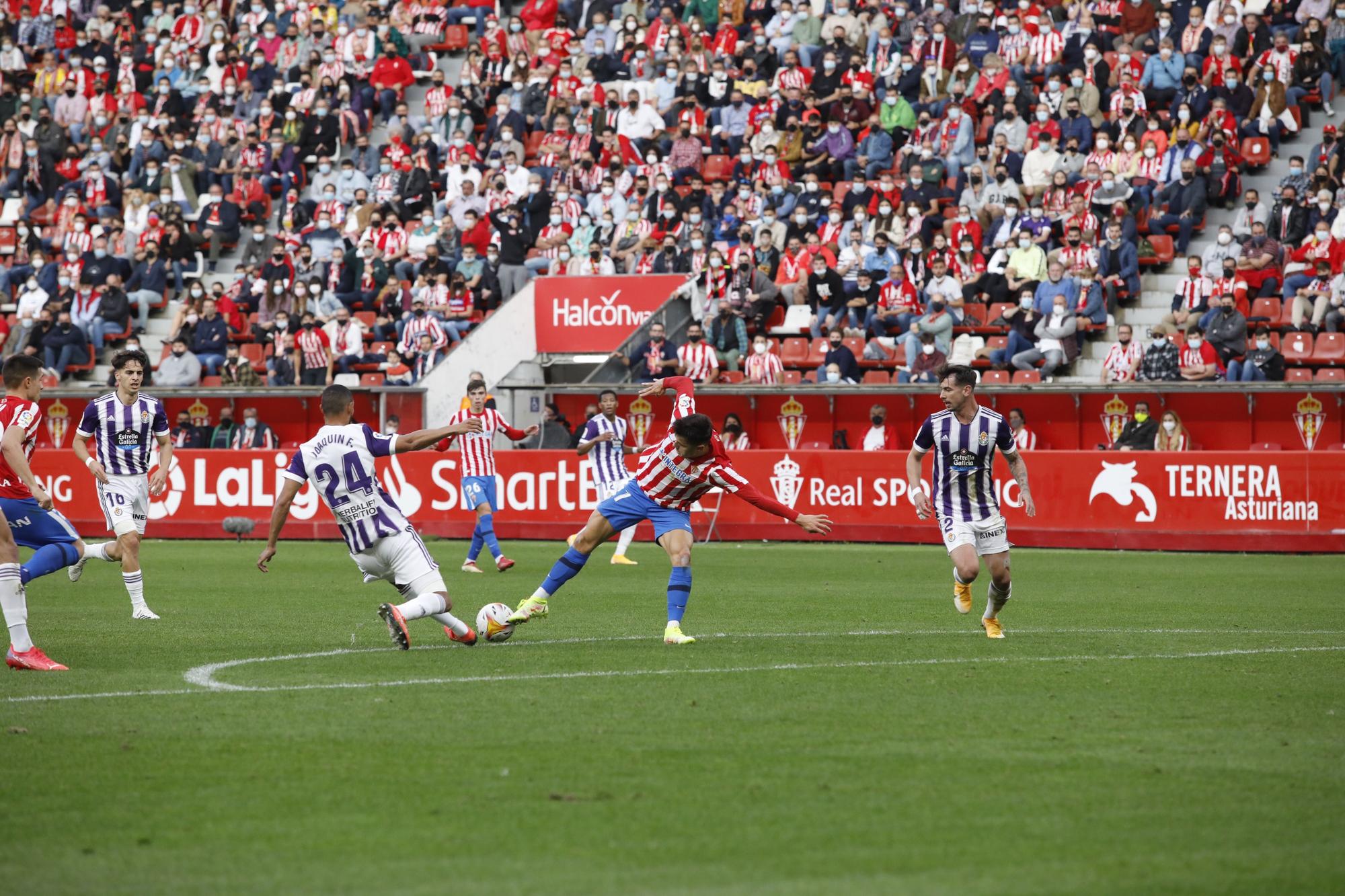 Sporting - Valladolid, en imágenes