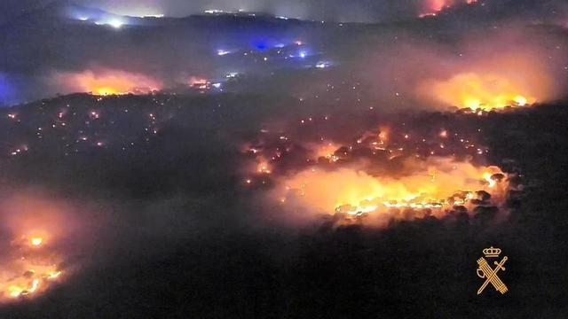 El incendio de Madrid y Ávila a vista de dron
