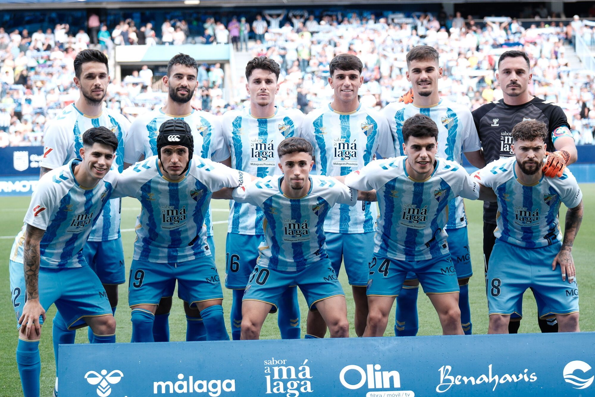 El Málaga CF se enfrenta al Granada CF en La Rosaleda en la jornada 38 de la Liga Hypermotion 2024/2025