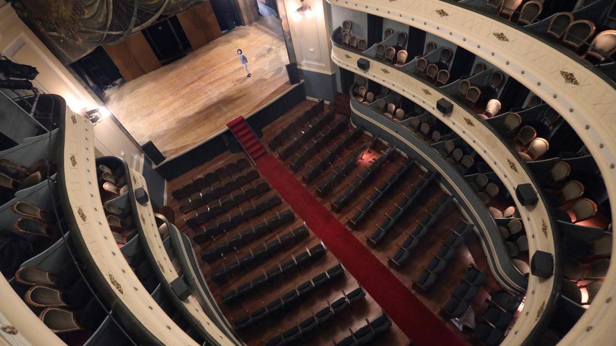 Teatro Principal, en Santiago de Compostela. / Xoán Rey