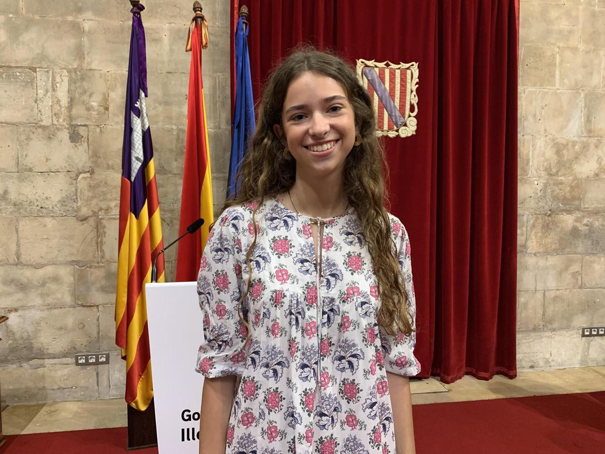 Carla Gutiérrez Fuster obtuvo la mejor nota de la PBAU de Baleares 2024, un 9,8 sobre 10.