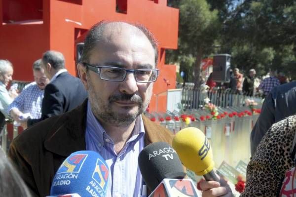 Fotogalería: Homenaje a los fusilados en la guerra en Zaragoza