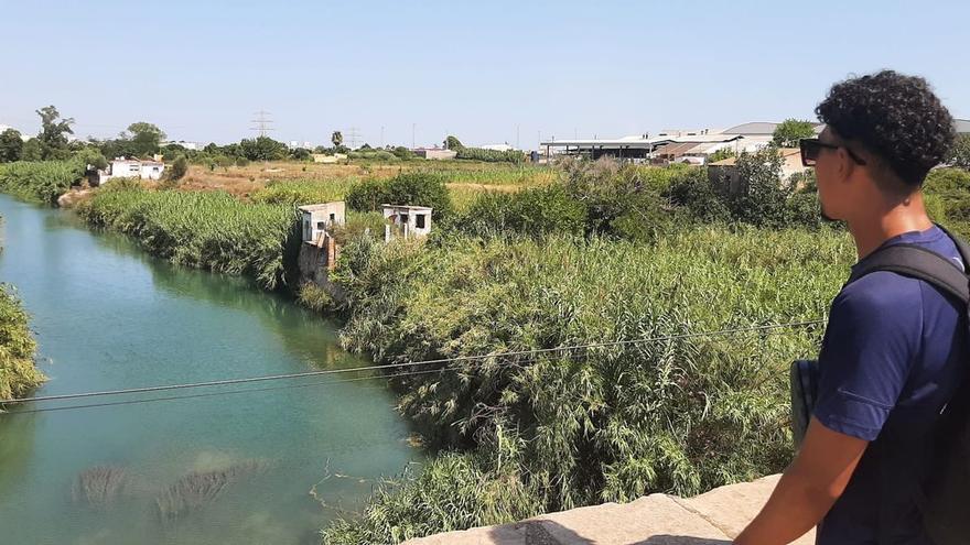 El alcalde de Vila-real, José Benlloch, anunció meses atrás el proyecto de creación de un parque fluvial junto al río Millars.