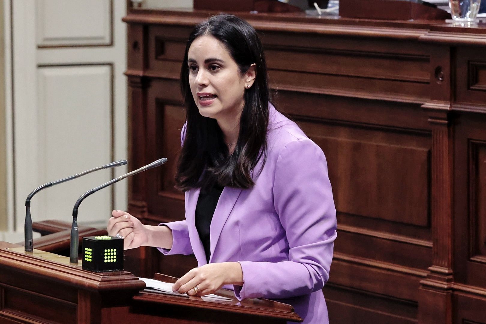 El pleno del Parlamento de Canarias celebra el debate final del proyecto de ley de presupuestos de la Comunidad Autónoma para 2023