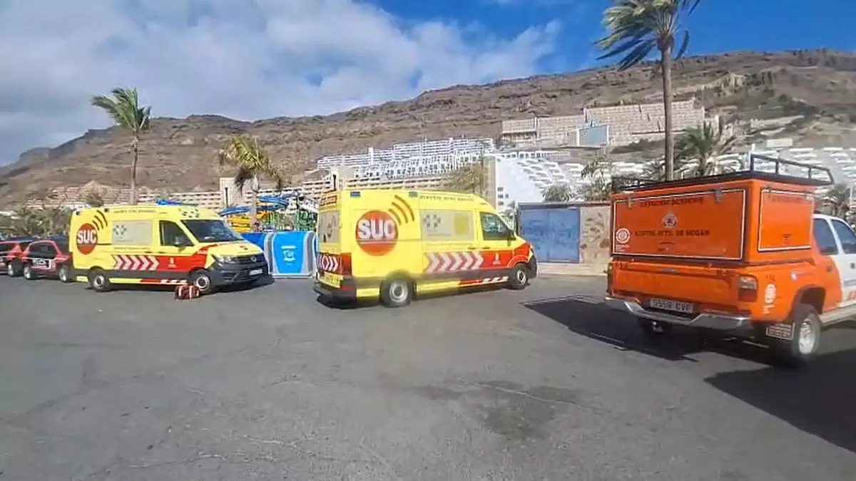 Una niña muere ahogada en un parque acuático de Gran Canaria