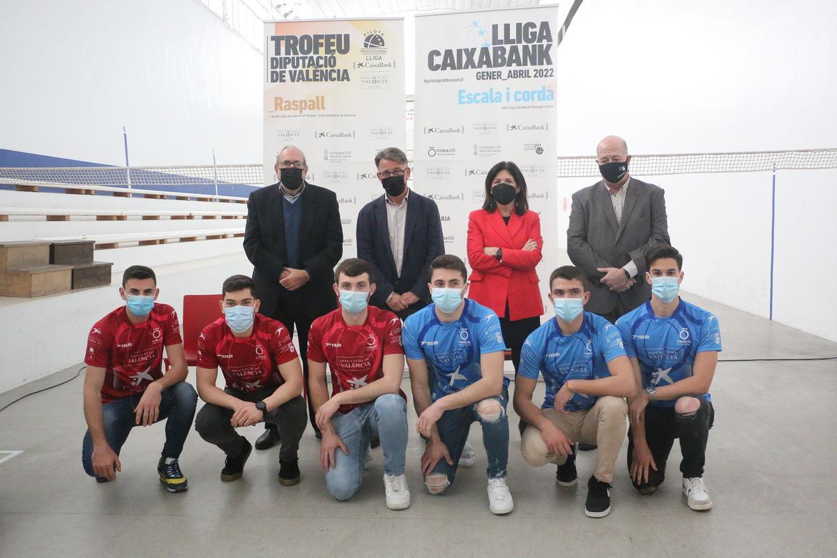 Presentació de la final de la Lliga CaixaBank de raspall - Trofeu Diputació de València