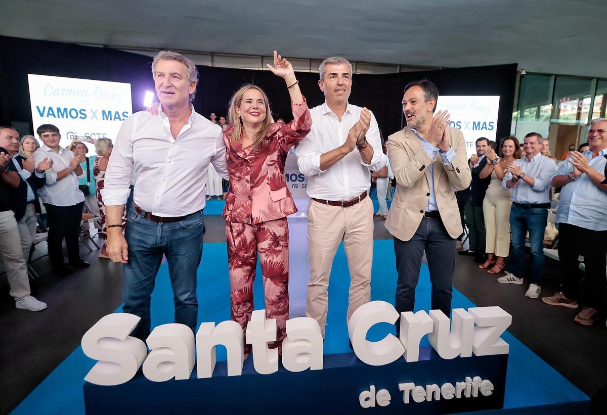 El PP presenta a Carmen Pérez como candidata a la alcaldía de Santa Cruz de Tenerife