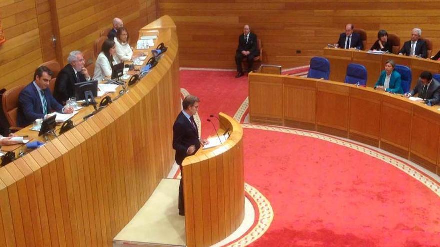 Feijóo, esta mañana, abre el debate de política gallega.