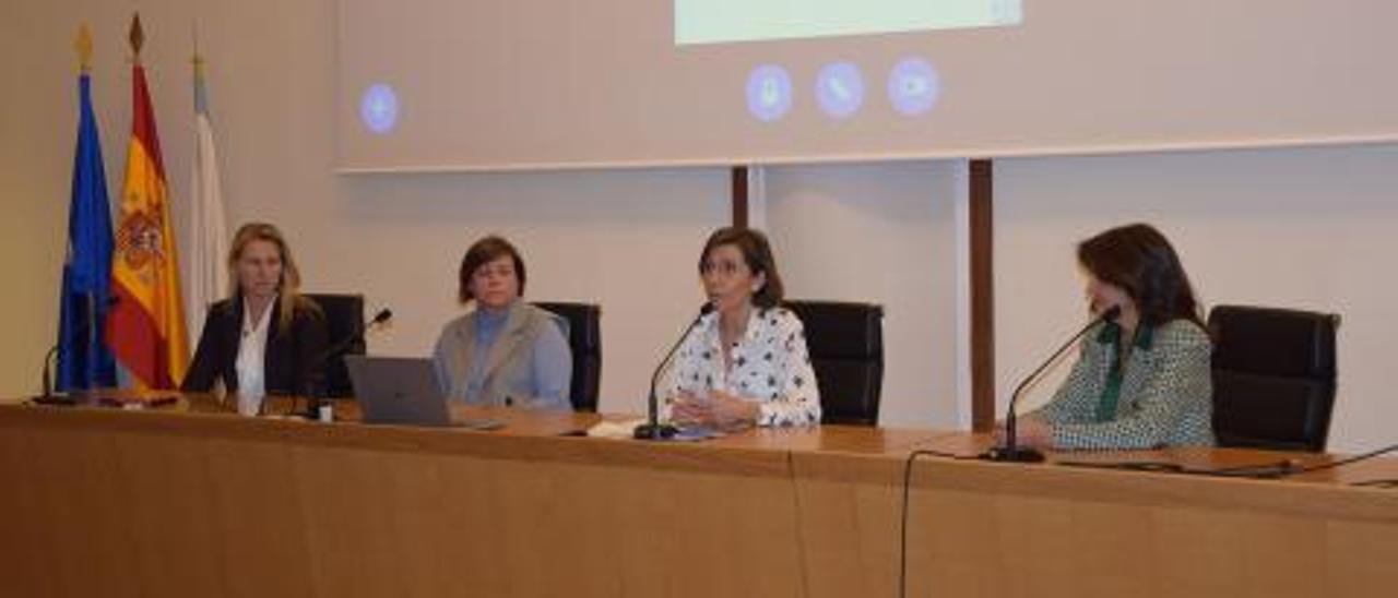 María José Herbón, Dora Casal, Carla Reyes y Eva Ortiz.